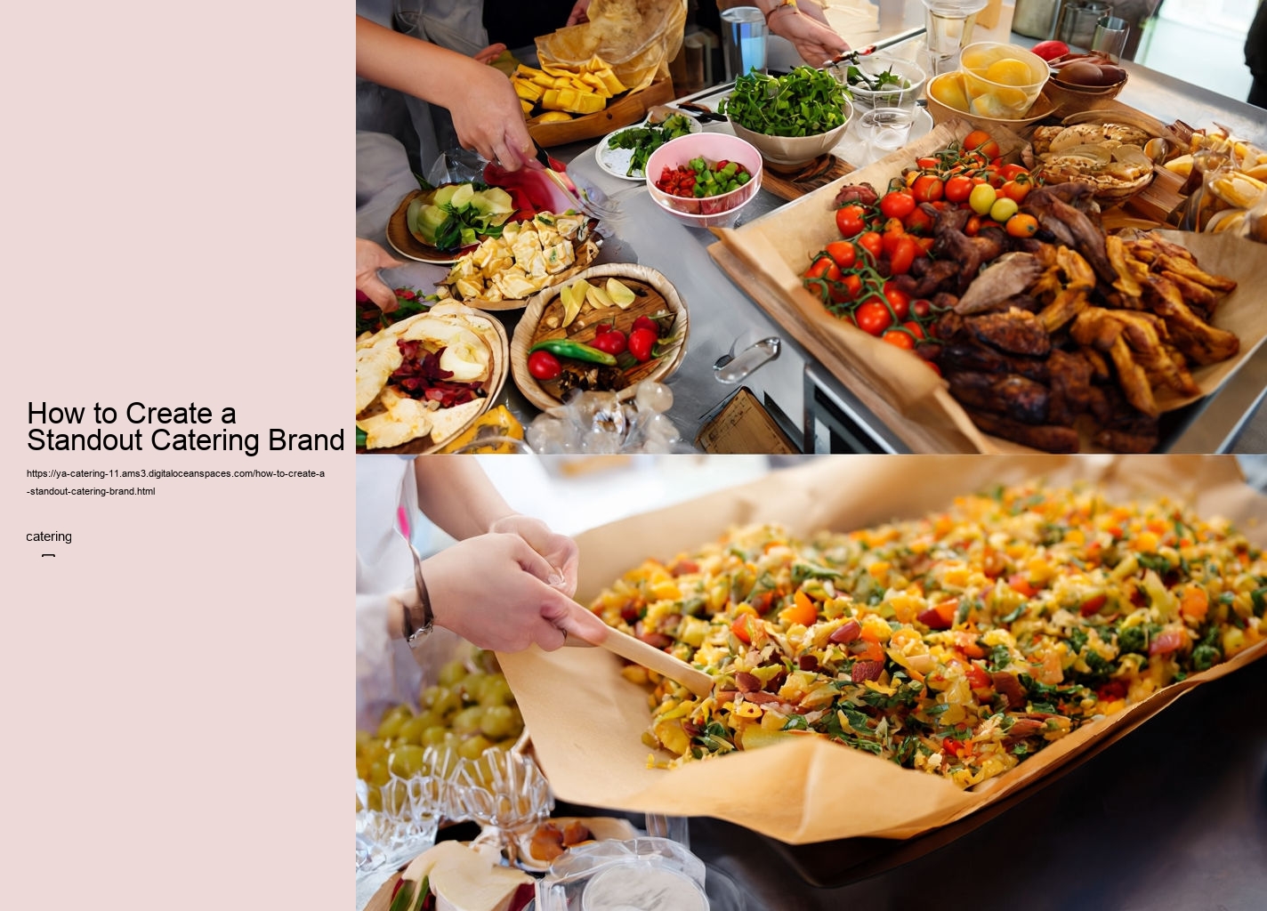 How to Create a Standout Catering Brand